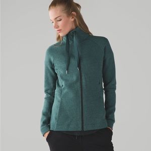 Lululemon &go Take-Off Fleece Heathered Deep Green